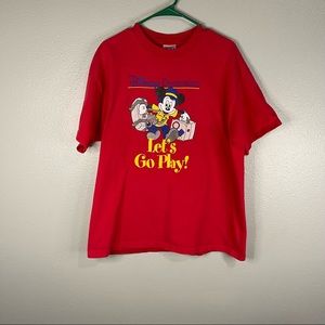 Vintage Disney Destinations Mickey Mouse Single Stitch Shirt 1995 Size XL